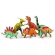 Mini Dínó Figura Gyűjtemény - 12 féle dinoszaurusz