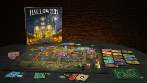 Halloween Cukorkavadász társasjáték – Szörnyekkel és Átkokkal