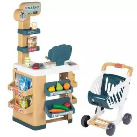   Smoby: Szupermarket játékszett bevásárlókocsival - 34 db-os