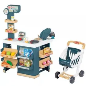  Smoby: Szupermarket játékszett bevásárlókocsival - 42 db-os