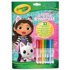   Crayola Color & Activity: Gabi babaháza foglalkoztató 7 db filctollal