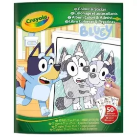 Crayola: Színező és matricázó füzet - Bluey