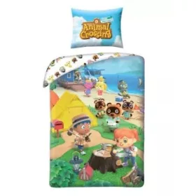 Animal Crossing ágyneműhuzat garnitúra - 140 x 200 cm