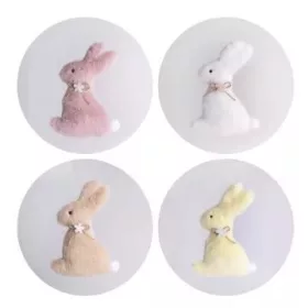 Felakasztható nyuszi dekoráció - 11 cm, többféle