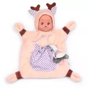   MiniKiss: Állatbaba szundikendő cumitartó zsebbel - Őzike