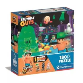   Clementoni: Stumble Guys 3. széria - 180 darabos puzzle ajándék matricával