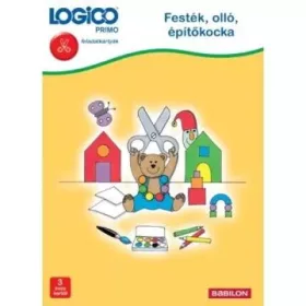   Logico Primo: Festék, olló, építőkocka - Feladatkártyák - új kiadás