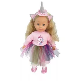   Bambolina: Molly, magyarul beszélő játékbaba unikornis szarvval - 40 cm