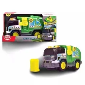   Dickie: Recycle Truck Szelektív kukásautó fény- és hanghatásokkal, 30 cm - Zöld-sárga