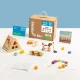 Tooky Toy: Montessori fa oktató játék szett - 25 db-os
