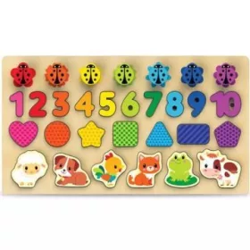   Kids Hits: Fa foglalkoztató tábla - Első leckém - 30 db-os