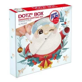Diamond Dotz: Dotz Box képkészítő készlet - Mikulás