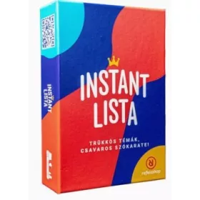   Instant Lista kártyajáték – fordulatos akciókártyás játék