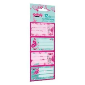 Lollipop: Cute Butterfly füzetcímke - 12 db-os
