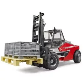 Bruder: Linde HT160 targonca raklappal