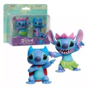 Stitch 2 db-os figura készlet - Hula és Superhero
