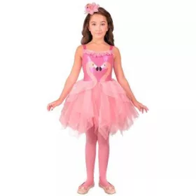 Flamingo jelmez fejpánttal - 116 cm