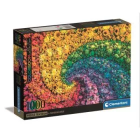 Clementoni: Colorboom Virágörvény - 1000 darabos puzzle