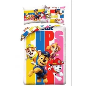   Mancs őrjárat: Szuperkutyik kétrészes ágynemű garnitúra, pamut – 140 x 200 cm