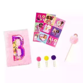 Barbie: Plüss borítású kreatív napló készlet