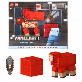 Minecraft: Diamond Level bárány figura - 14 cm