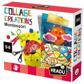  Headu: Montessori kollázskészítő kreatív fejlesztő készlet