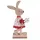 Fa nyuszi figura dekoráció, 18 cm - többféle