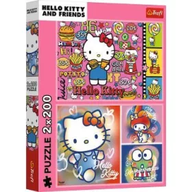 Trefl: Hello Kitty és barátai - 2 x 200 darabos puzzle