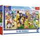 Trefl: Mancsasztikus csapat - 3 x 80 darabos puzzle