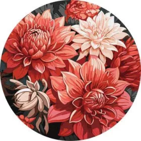 Ideyka: Festés számok szerint, Ünnepi csokor - 39 cm