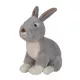 Nicotoy: Ülő plüssnyuszi - 23 cm, szürke