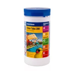 Pooltrend Klórtabletta - Medencevíz Fertőtlenítő, 200 g