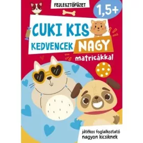 Cuki kis kedvencek kifestő matricákkal