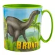 Dinoszaurusz mintás műanyag mikrozható bögre