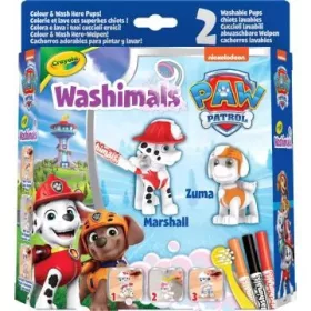   Crayola Washimals: Kimosható Mancs őrjárat figura, 2 db - Marshall és Zuma