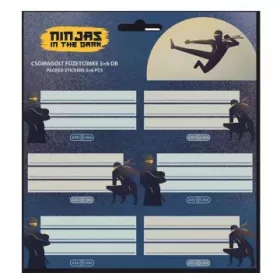 Ninjas in the Dark: Füzetcímke - 3 x 6 db-os