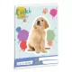 Golden Retriever mintás négyzethálós füzet - A/5-ös