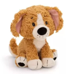 Nici: Plüss kutyus, ülő - barna, 25 cm
