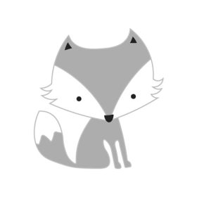   Cute Animals: Kutya mintás vonalas füzet - 1. osztályos, A5