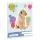 Golden Retriever mintás vonalas füzet - 1. osztály, A5