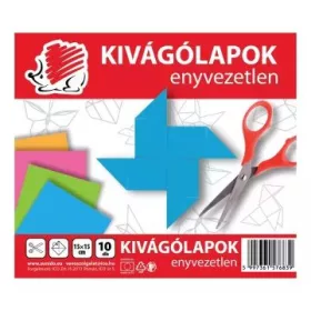 ICO Süni: Kivágólap - enyvezetlen, 15 x 15 cm, 10 lapos