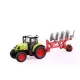 Hangot adó traktor ekével