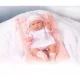 Puha játékbaba dobozban, pink - 33 cm