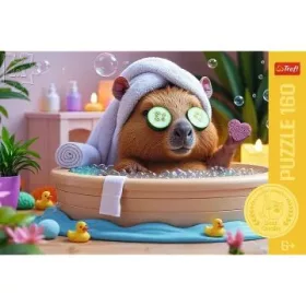 Trefl: Kapibara a fürdőkádban puzzle - 160 darabos