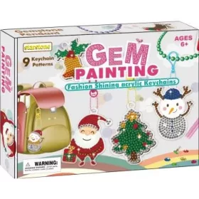 Kulcstartó és medál készítő szett - Mikulás