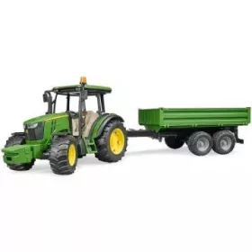 Bruder: John Deer 5115M traktor utánfutóval