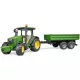 Bruder: John Deer 5115M traktor utánfutóval