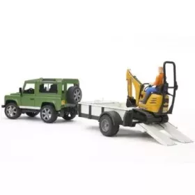 Bruder: Land Rover Defender utánfutóval - 60 cm