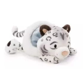   Nici: Eleni Snowbell plüss hópárduc, sapkás, fekvő - 45 cm