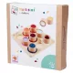 Eichhorn: Montessori fa oktató játék 10 db-os - Formaillesztő tábla